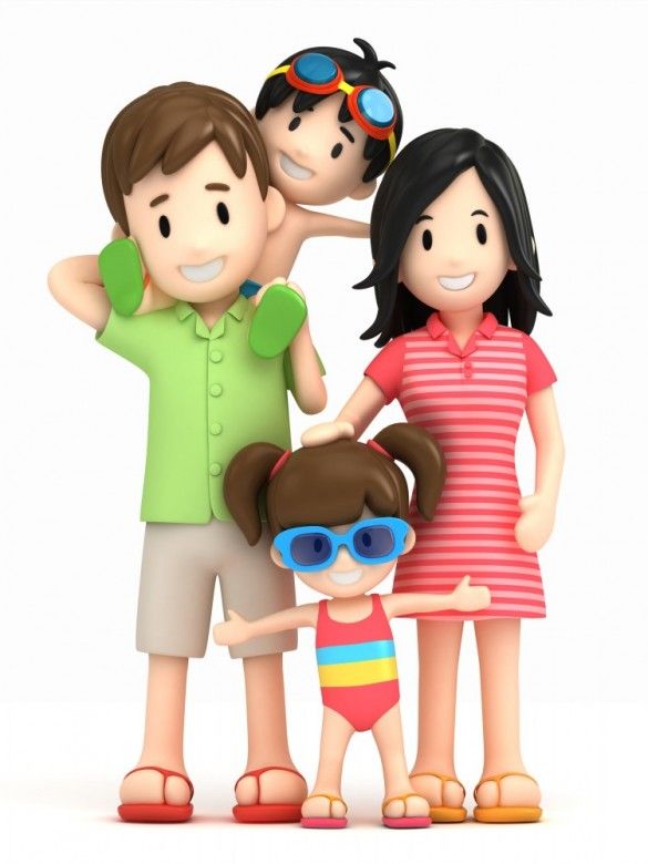 Wacky Family Cliparts