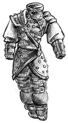 My Legion DeathKnight armor drawing  rwow