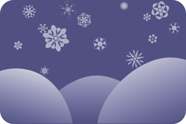 Snowy Hill Cliparts