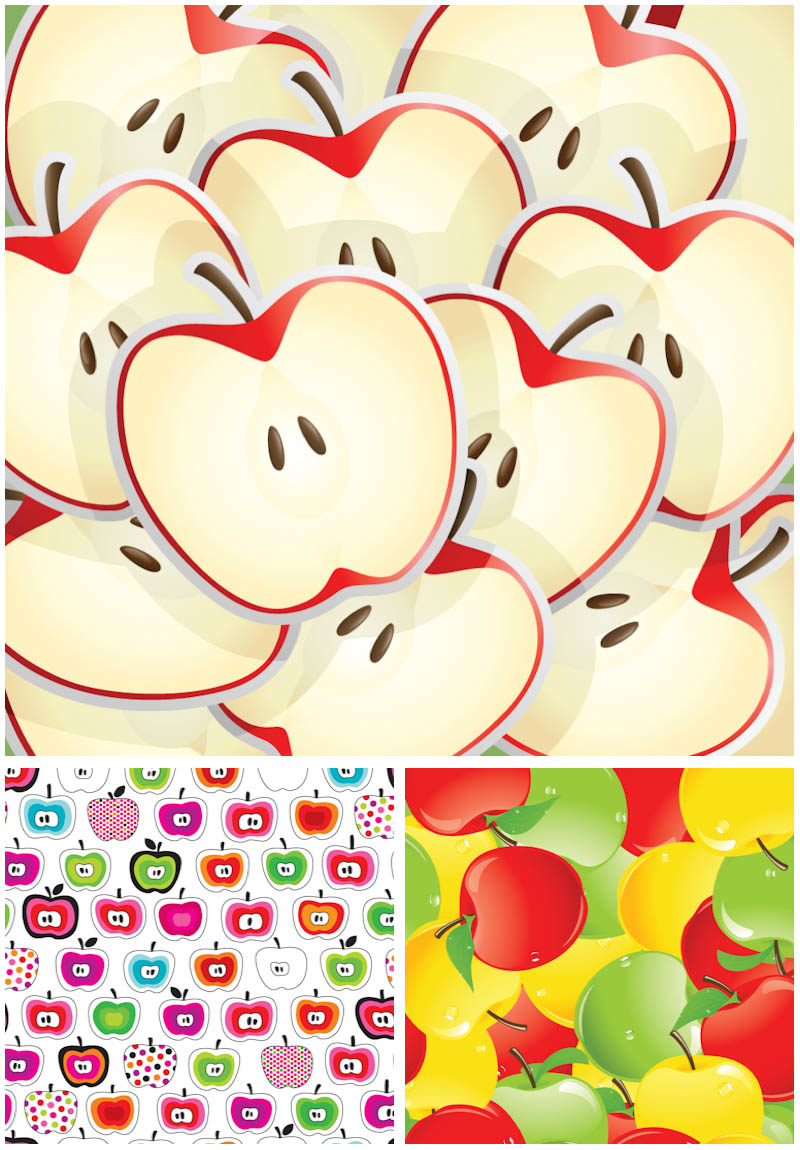 Apple fruit clipart background