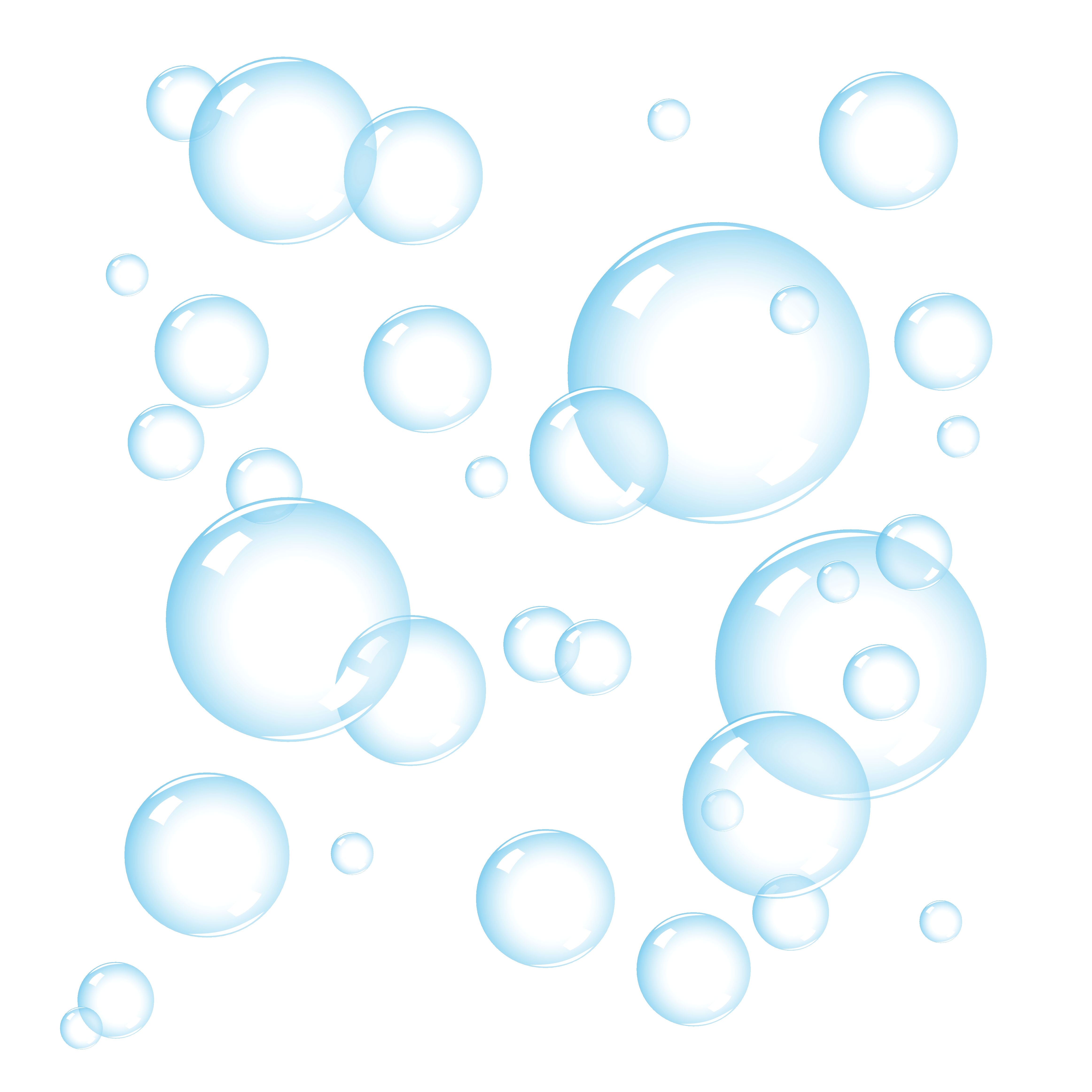 Sea bubbles clipart