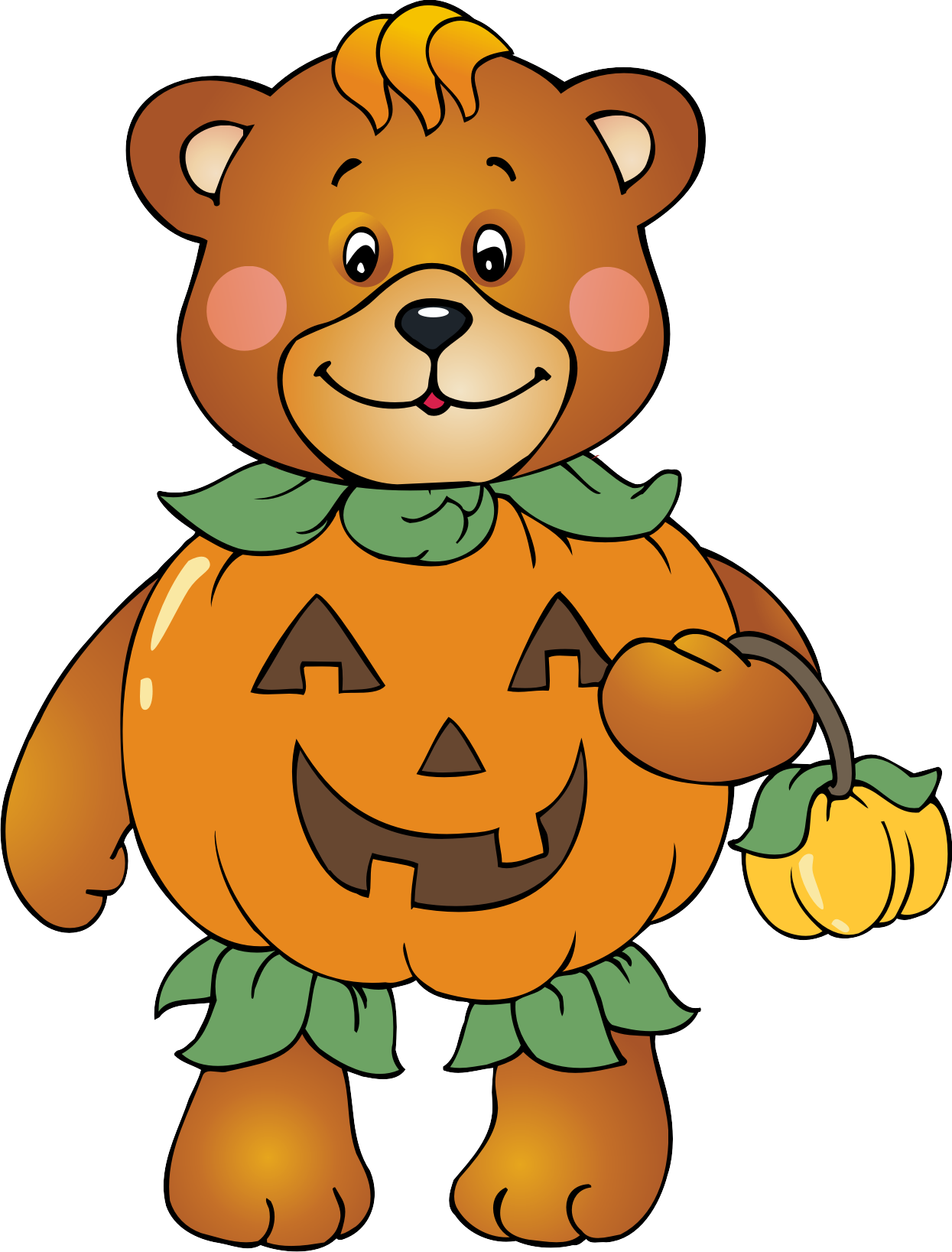 Happy Pumpkin Clipart