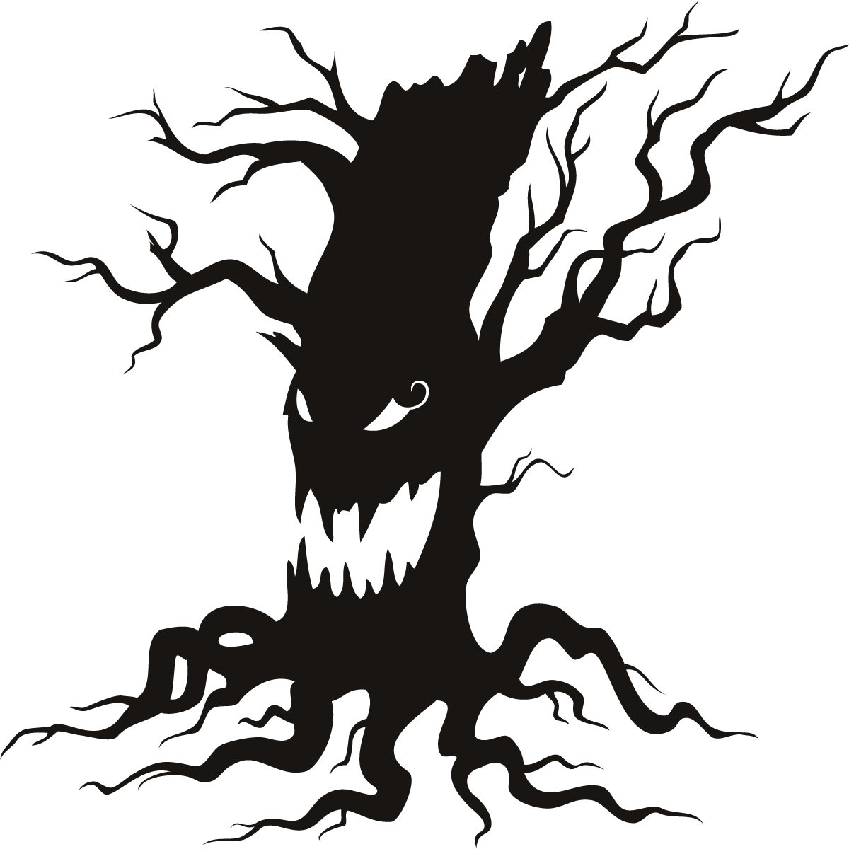 Spooky Tree Clipart 
