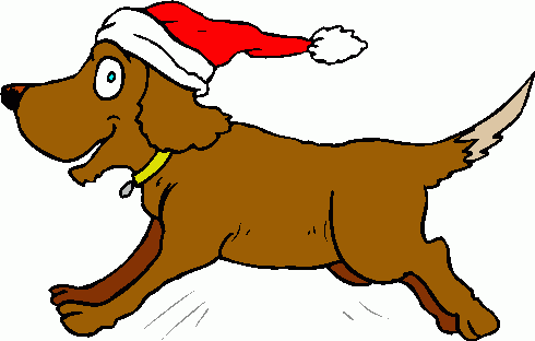 Christmas Dogs Cliparts