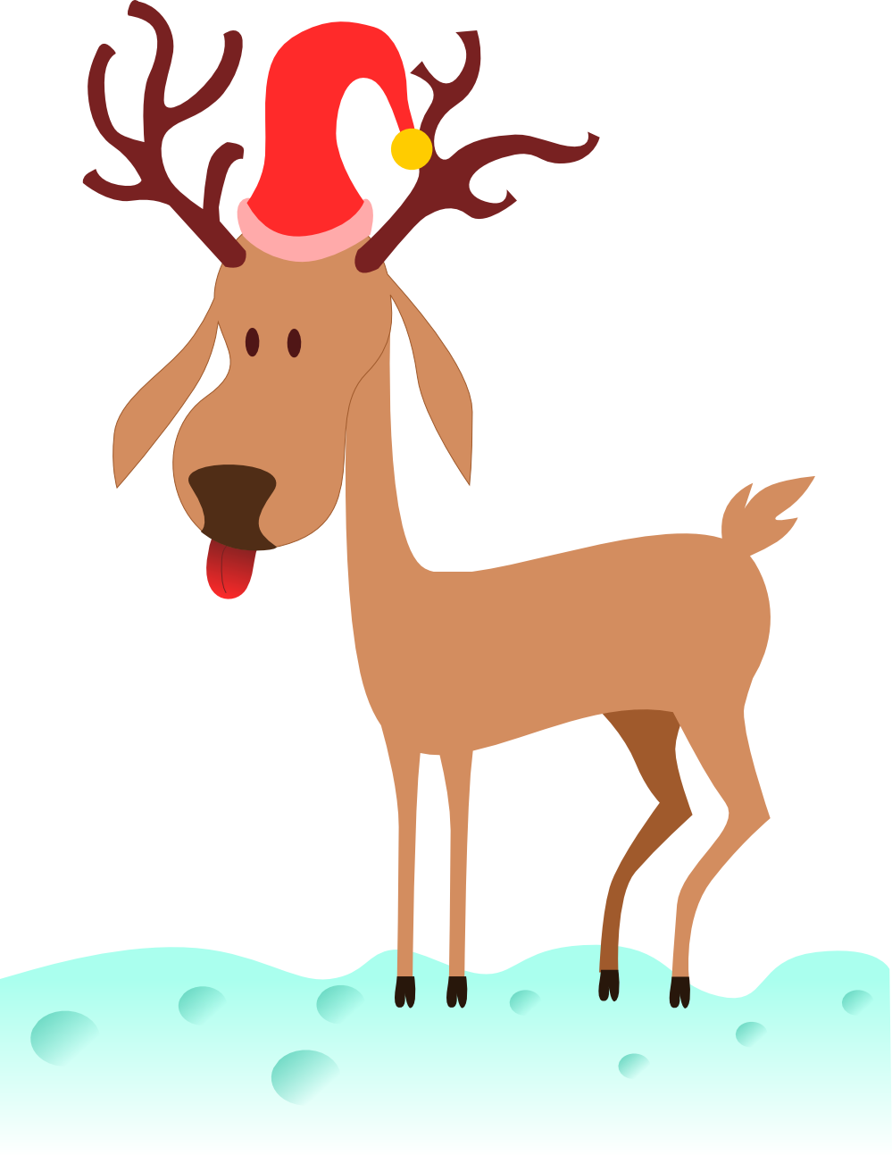 Christmas Dogs Cliparts