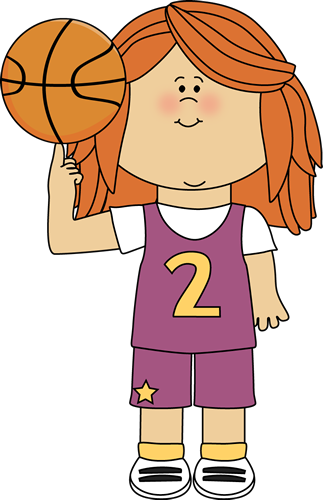 Basketball Girl Cliparts