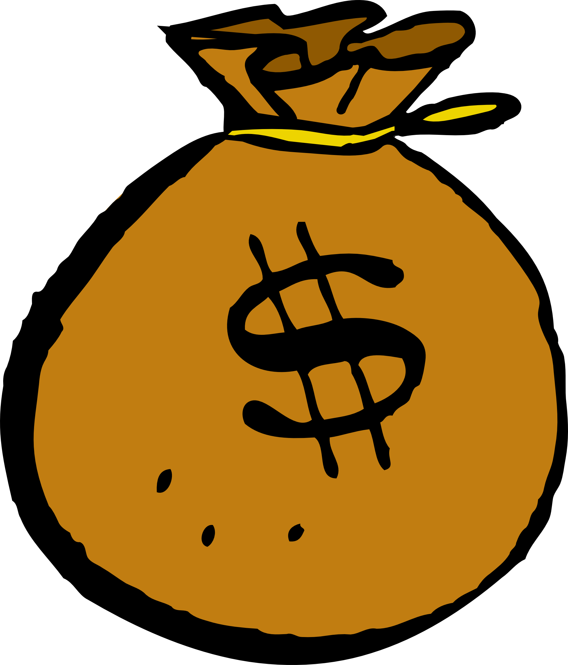 Money bag clipart transparent background