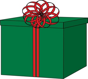 Free Christmas Gift Clip Art Image
