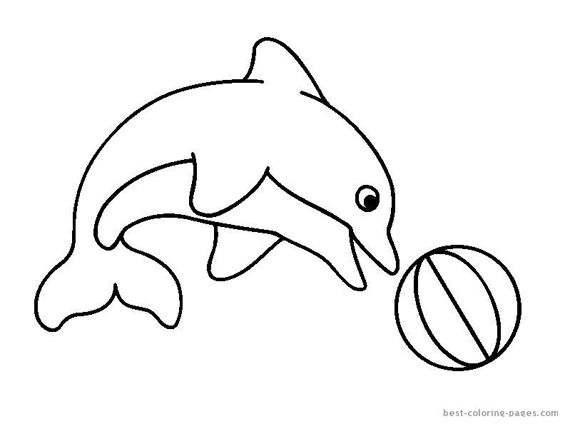 Dolphin tail clipart