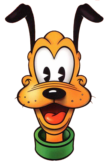 Pluto mickey mouse dog clipart
