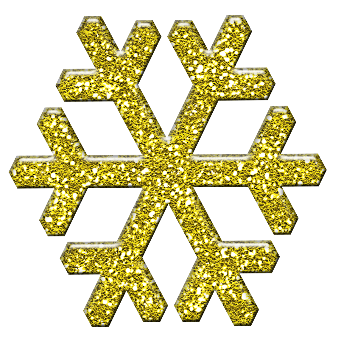 Gold Snow Clipart