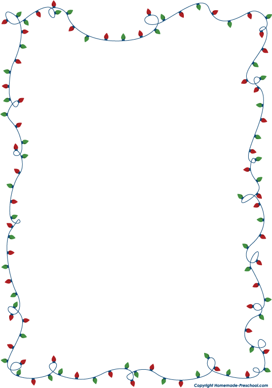 Holiday Animated Lights Clipart