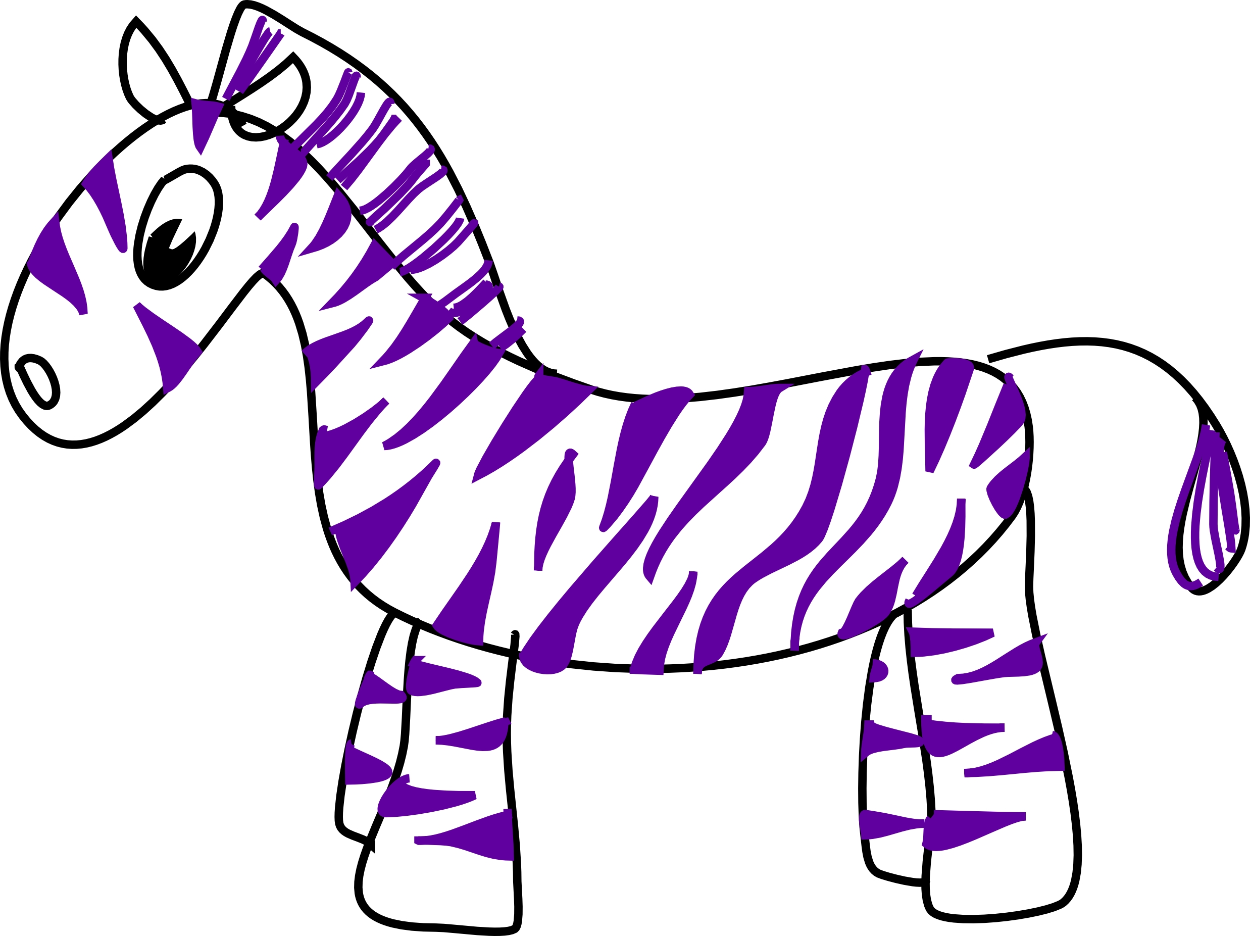 Zebra Crown Cliparts