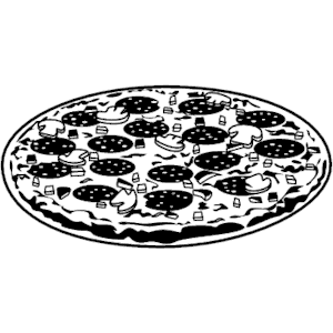 Pizza black and white pizza clipart black and white