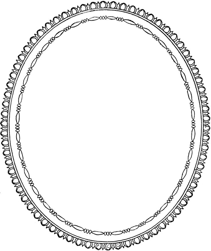 Clipart mirror frame