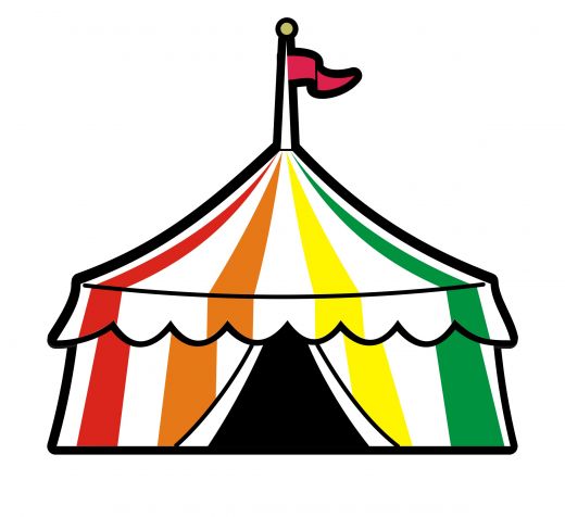 Circus Tent Outline