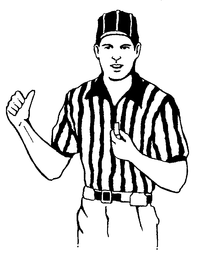 Female Referee Clipart