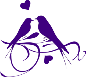 Love Birds For Wedding Clipart
