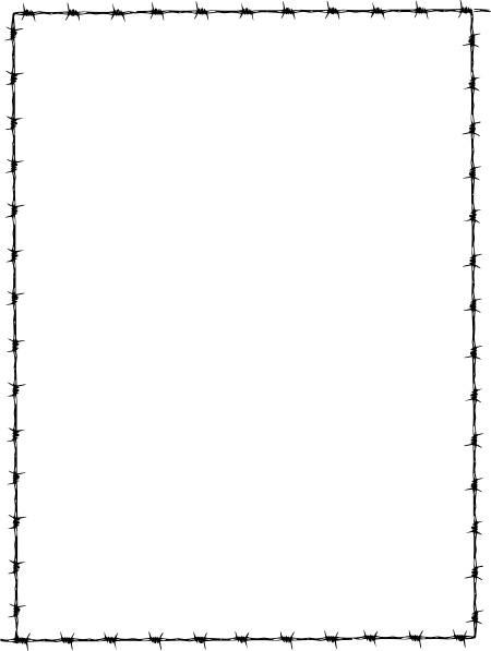 Revans Barbed Wire Border clip art Free vector in Open office