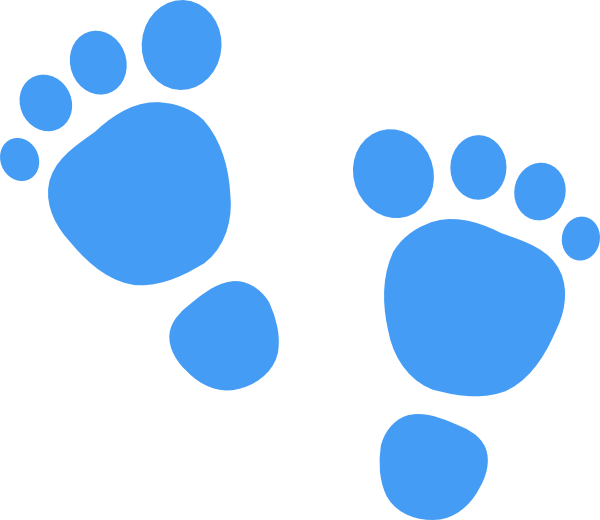 Walking Footprints Cliparts