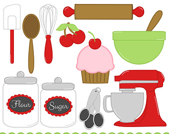 Baking clipart set
