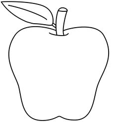 Black And White Little Boy School Apple Clip Art. Snowjet.co