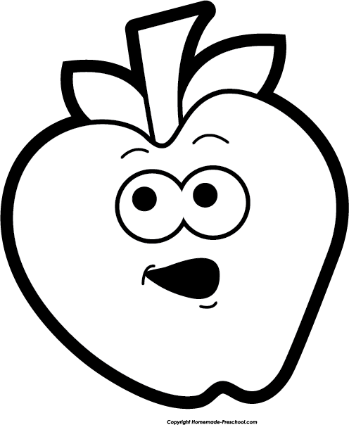 Apple black and white apple clip art black and white free clipart