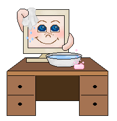 Cleaning Desks Cliparts