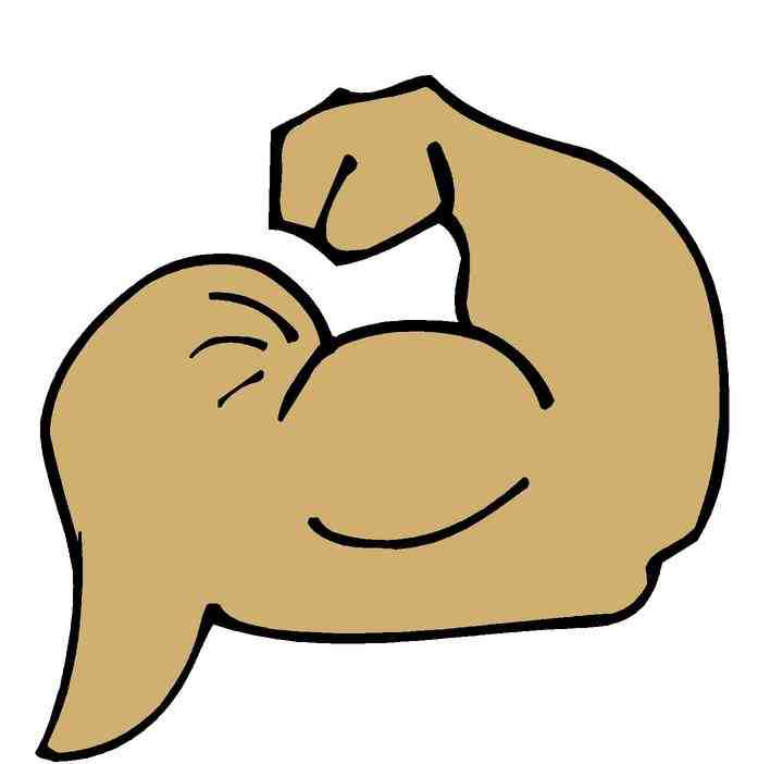 Muscle arms clipart