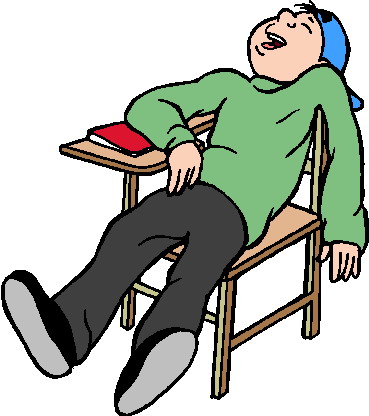 exhausted person clip art