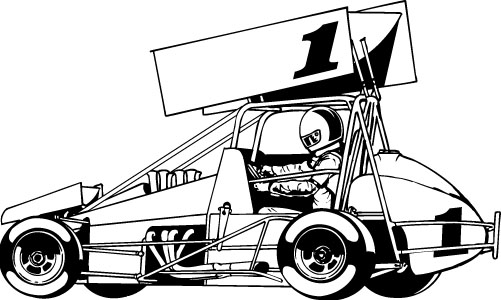Indy Car Clip Art