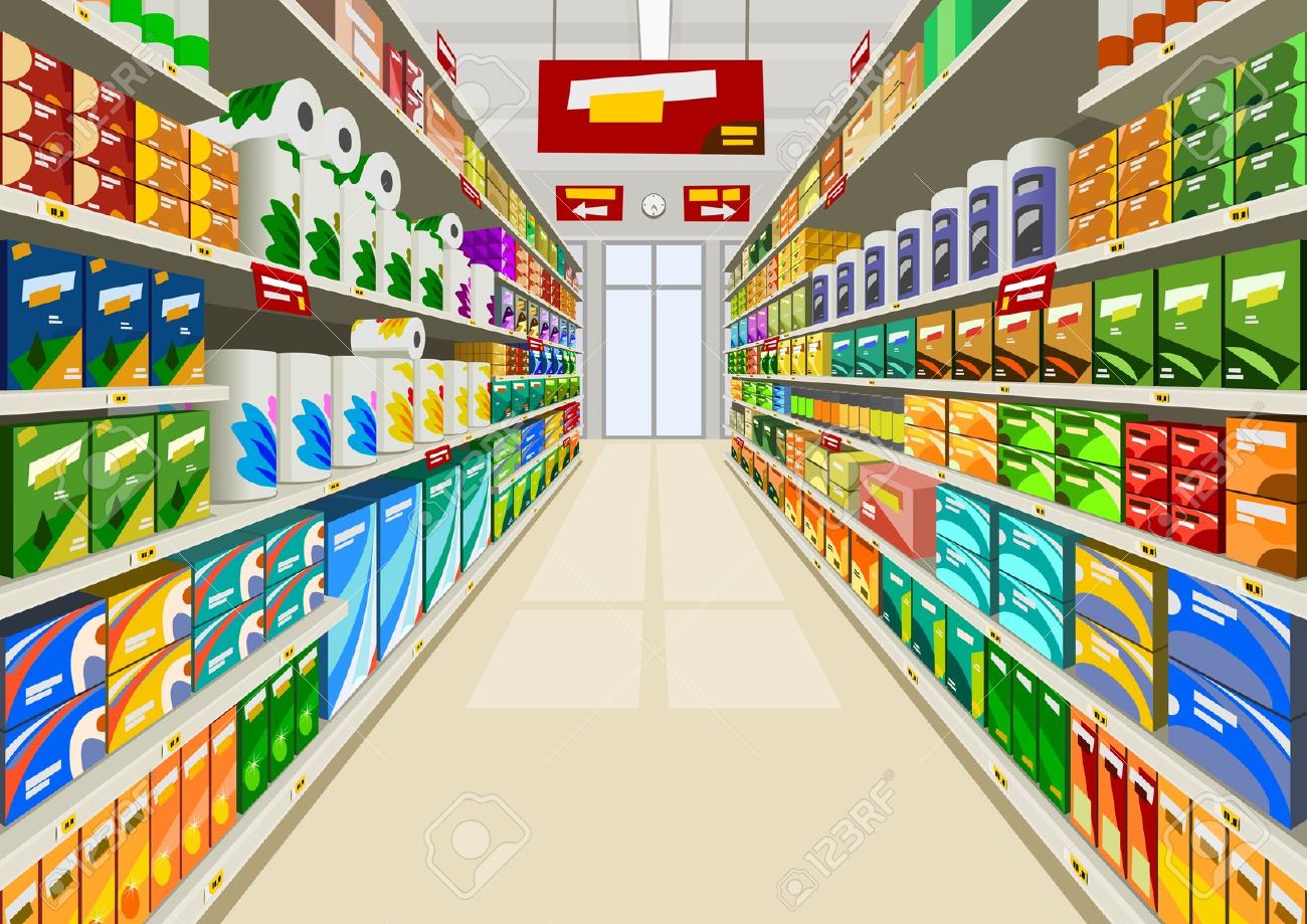 Shopping Mall Cartoon Images ~ Mall Shopping Clipart Centre Center ...