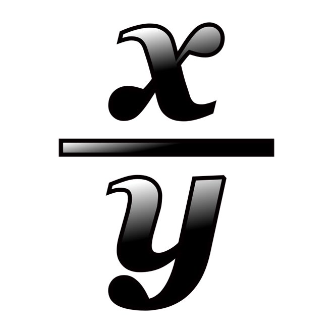 Math symbols clipart