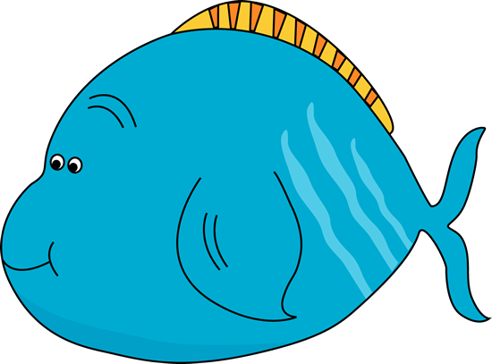 Teal Fish Cliparts