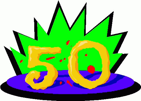 Golden Anniversary Cliparts