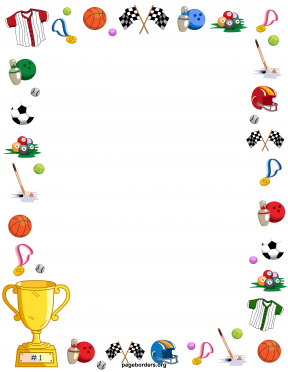 Sports Cliparts Borders