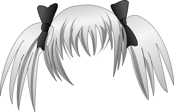 Clipart Anime Hair - Png Hair Anime Transparent, Png Download , Transparent  Png Image - PNGitem