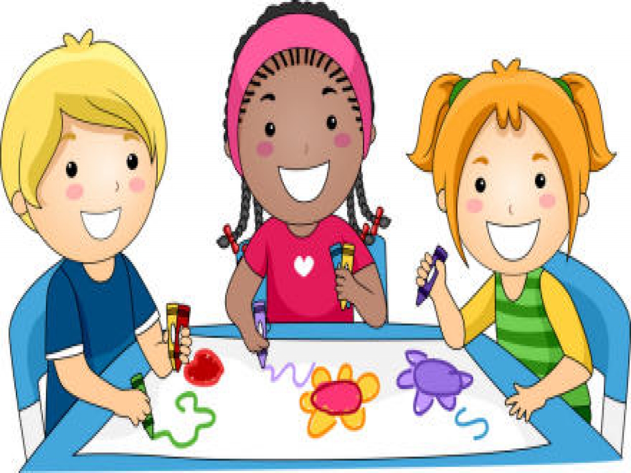 kids coloring clip art - Clip Art Library