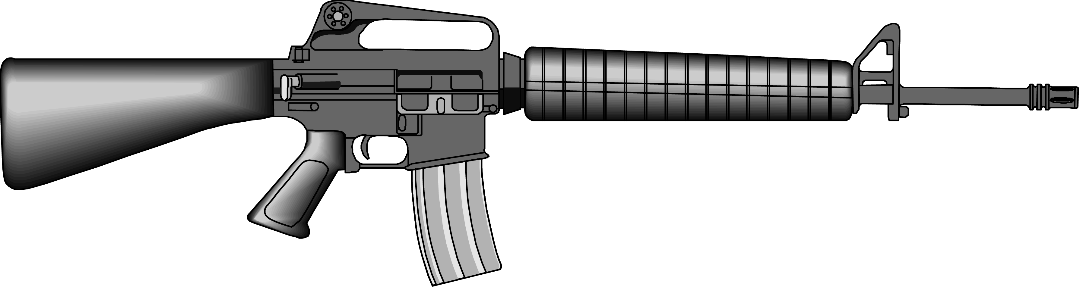 military gun clip art