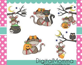 Sock monkey clip art