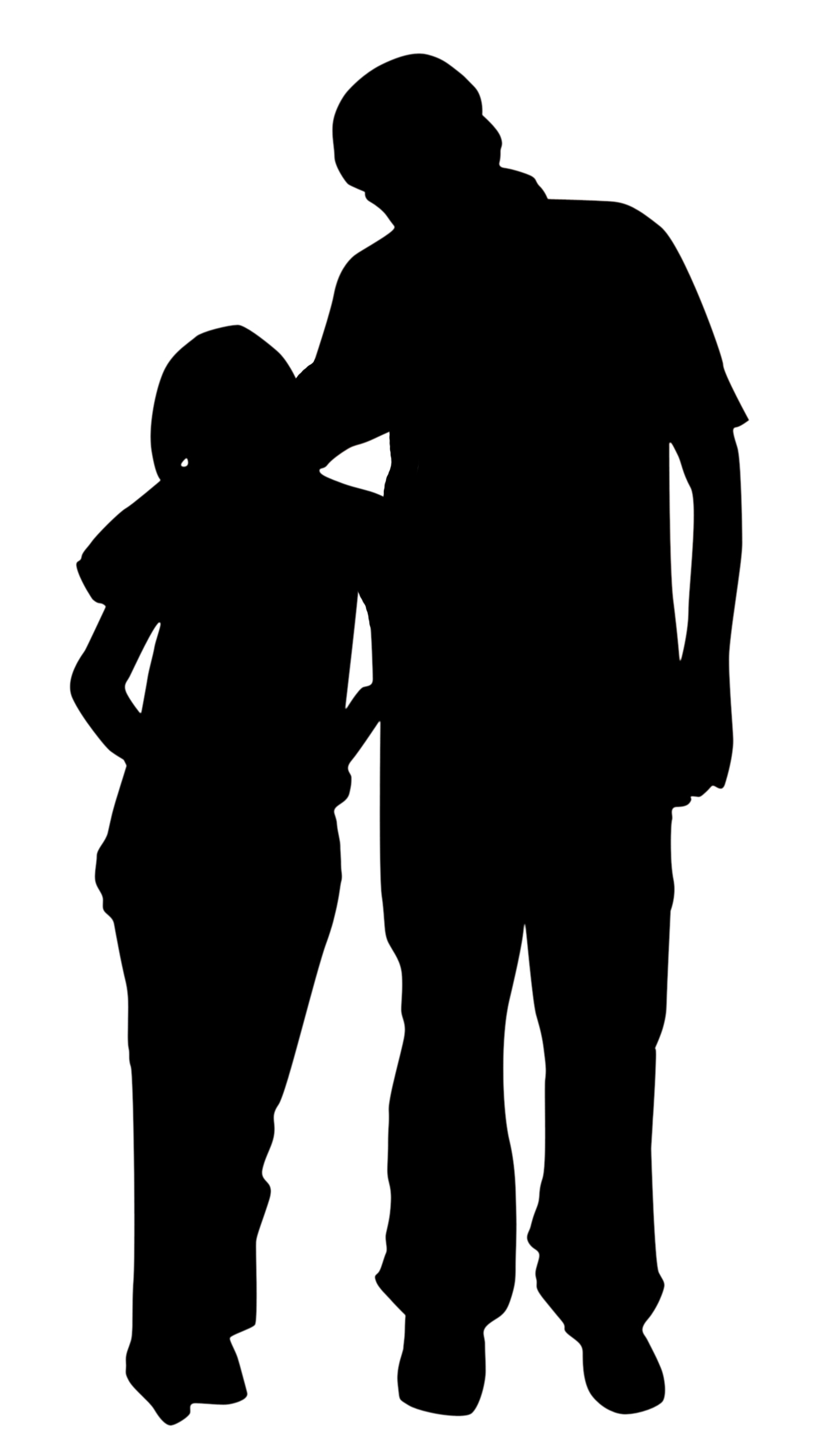 Dad and daughter silhouette | Behance :: Behance
