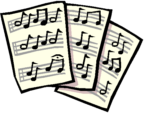 hymn singing clipart