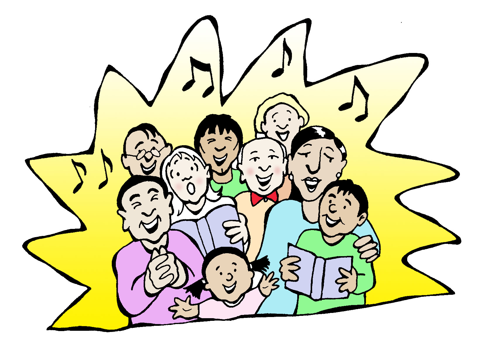 hymn singing clip art - Clip Art Library