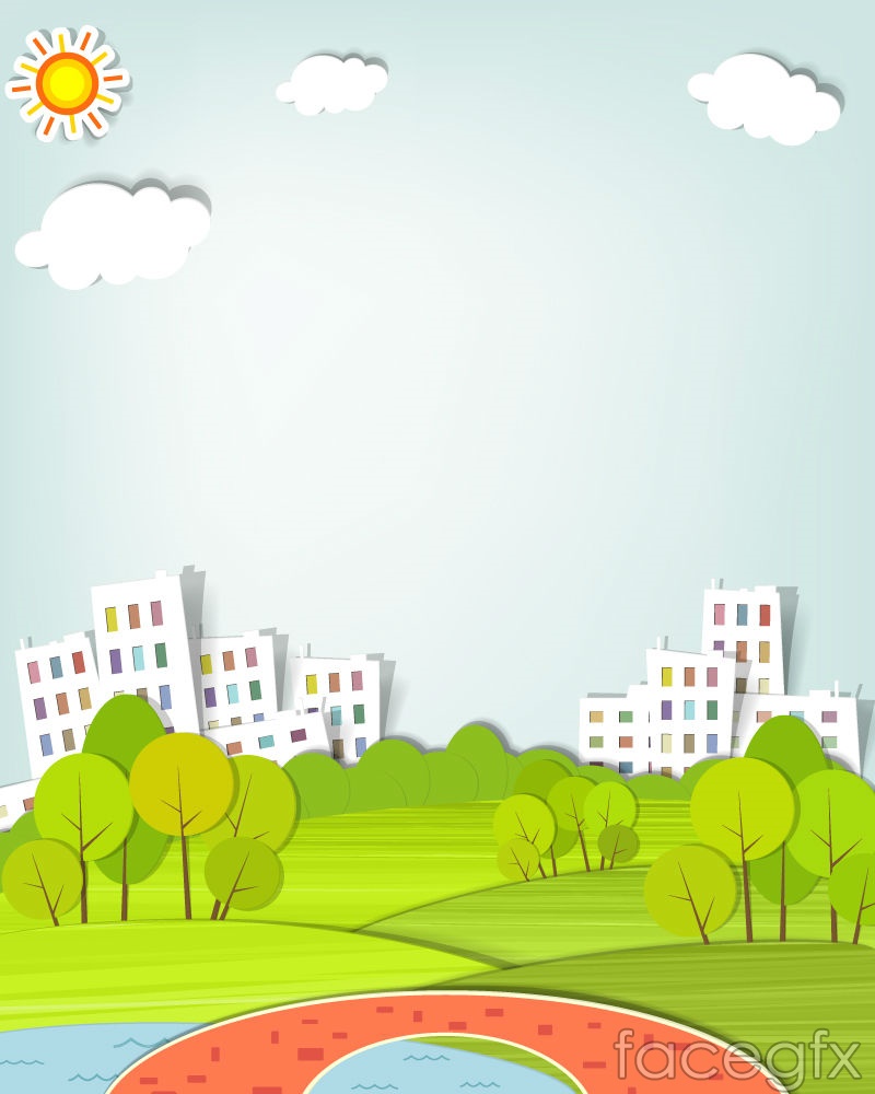 City Landscape Cliparts