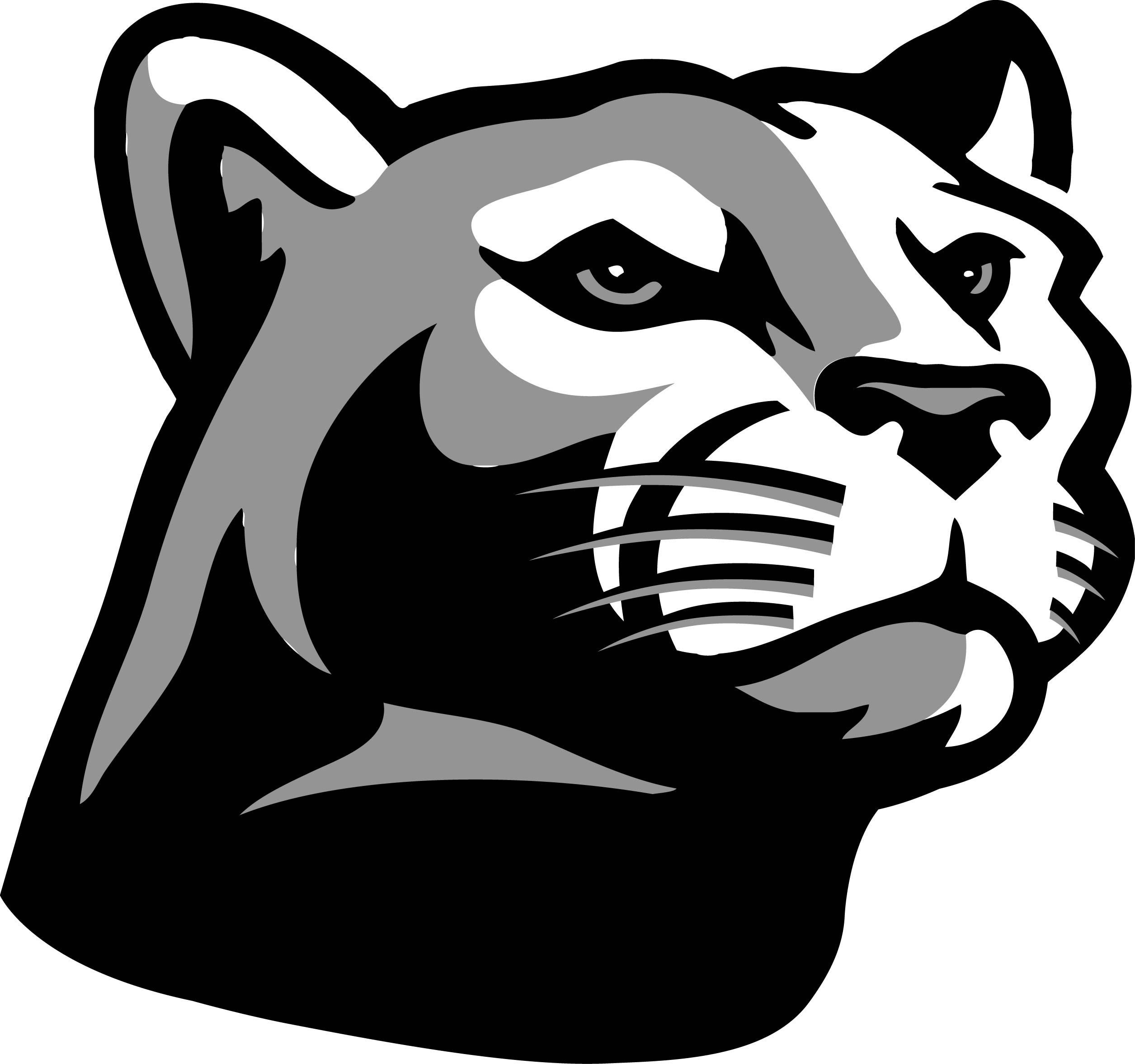 Panther face clipart