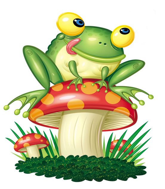 Cartoon Frog Prince vector material