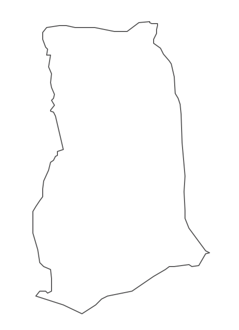 Ghana map clipart