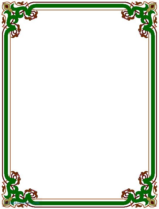 Baseball Page Border
