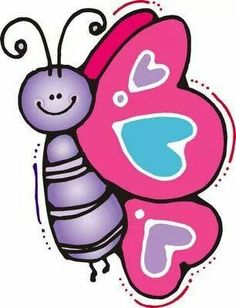 Cute Bugs Clip Art, Insects Clipart, Ladybug, Snail, Dragonfly