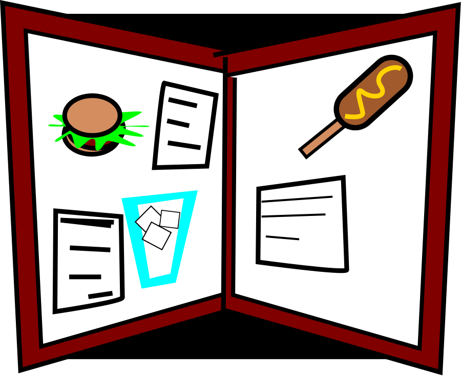 Menu Clipart